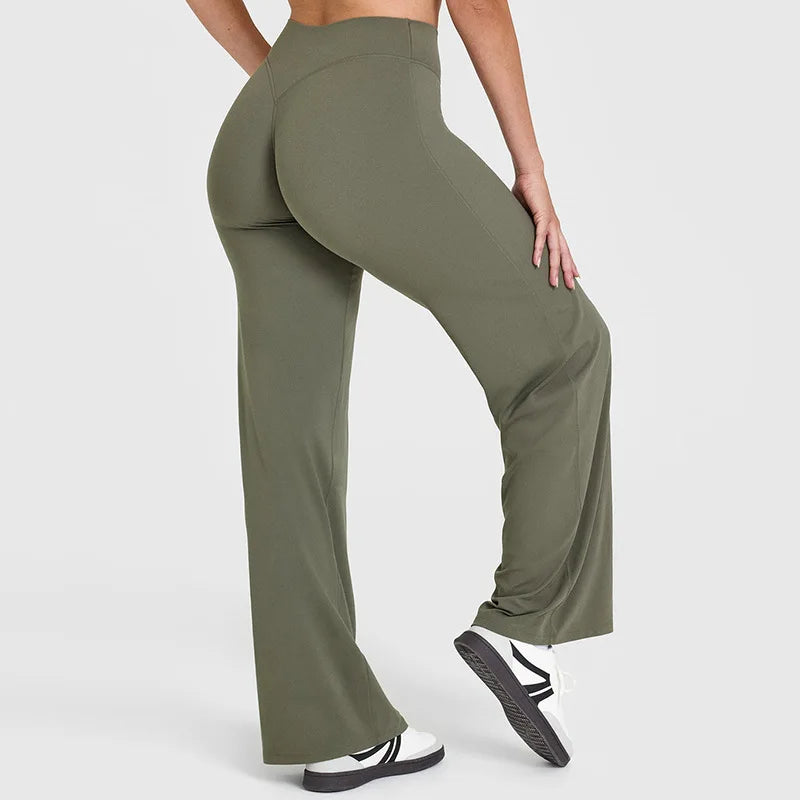 Mid-Waist Yoga Pants GYM Pilates