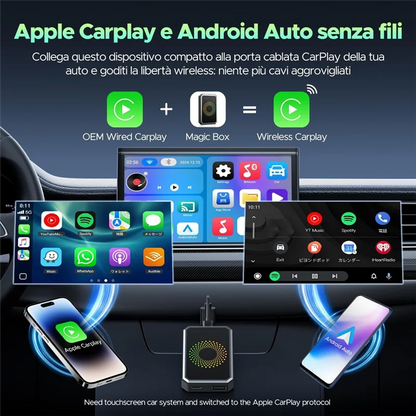 3-in-1 PlayBox Apple Carplay/Android Auto