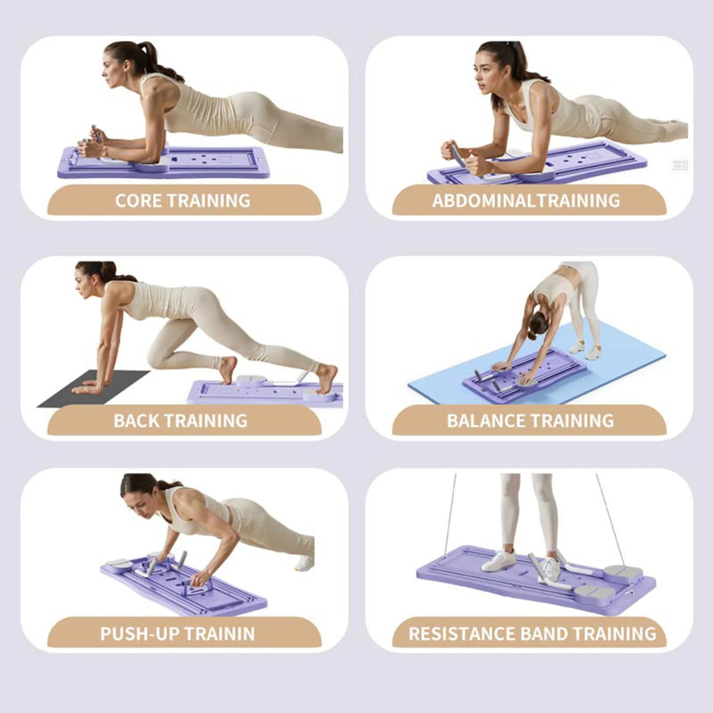 At Home Pilates Foldable Board 4-in-1