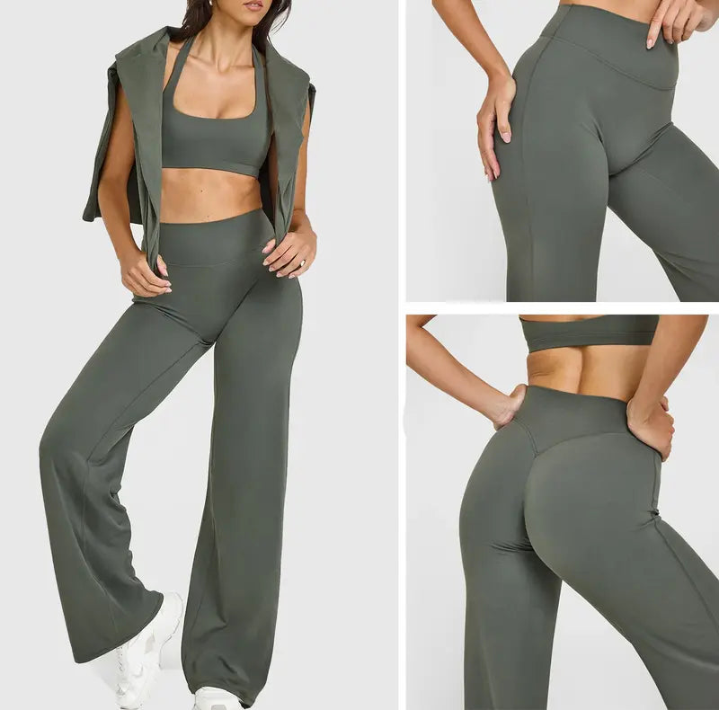 Mid-Waist Yoga Pants GYM Pilates